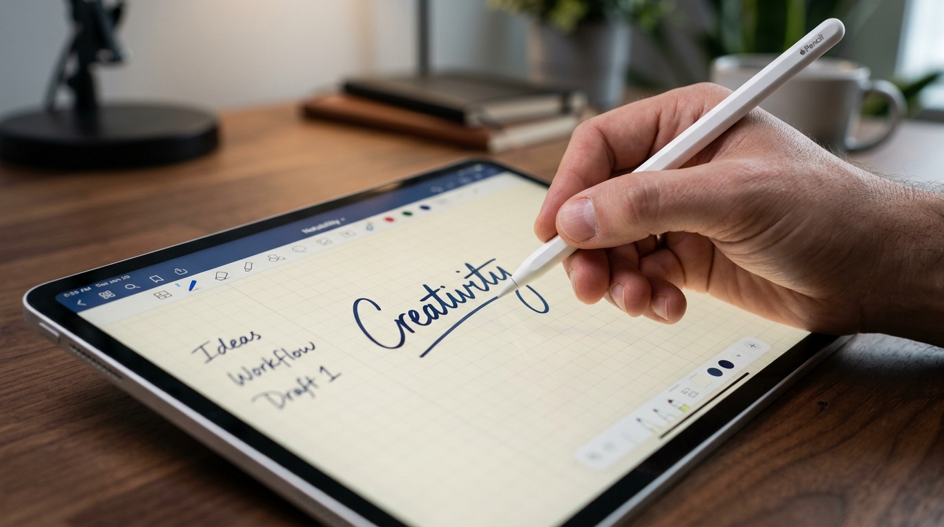iPadを最強の思考ノートへ。手書き体験を最大化する神アイテム4選