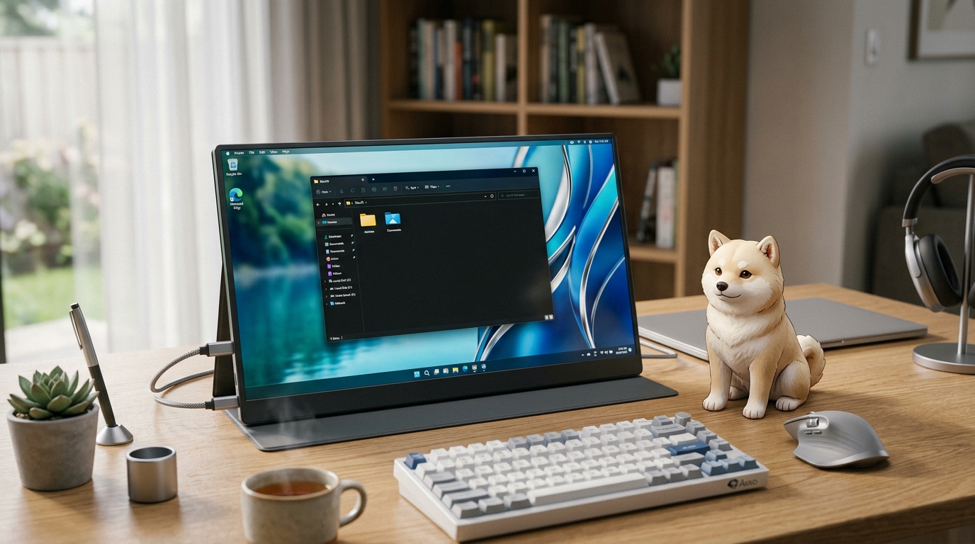 JAPANNEXTの19:9モバイルモニターが作業を変える理由