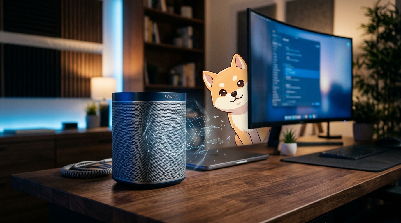 謎の反射スピーカーでデスク音響を改革：耳を塞がない立体音響の真実