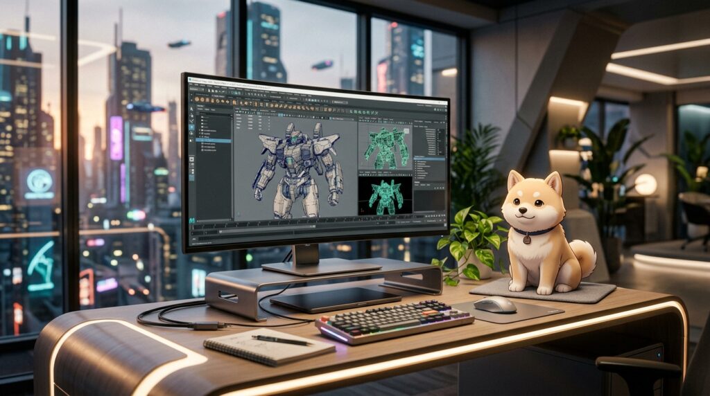 ClaudeがBlenderを直接操作！AI連携の次世代ツール自動化