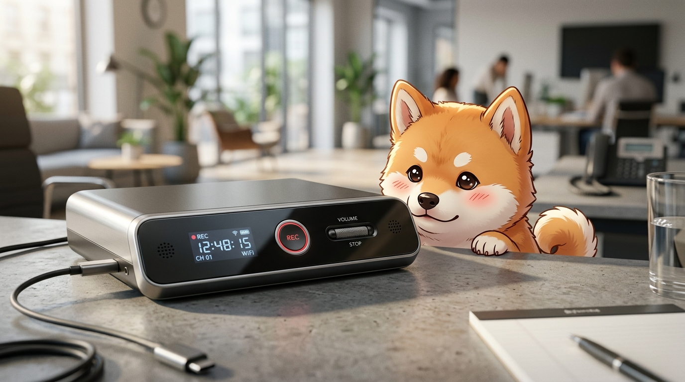 Anker新AIレコーダーで議事録が消える？物理デバイスが拓く効率化