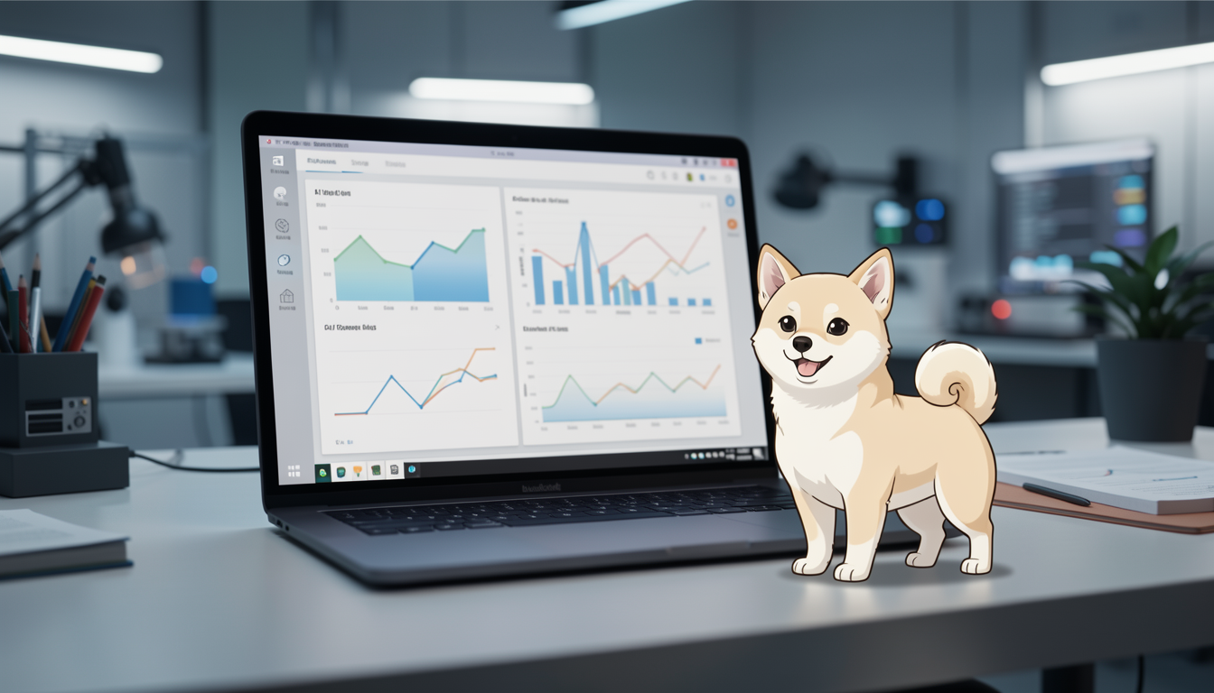 最新のAIモデルを比較分析するエンジニアのデスク風景