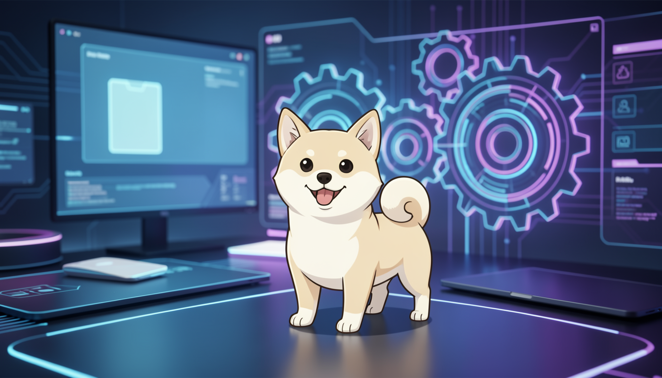 GitHub CopilotのAIモデルが最適化のために切り替わる様子を抽象的に表現したイラスト