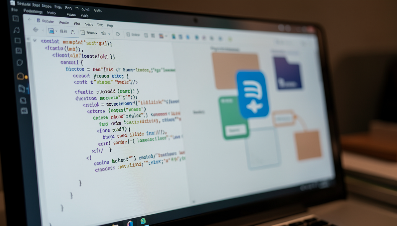 draw.ioにインポートするためのXMLコードをコピーする様子