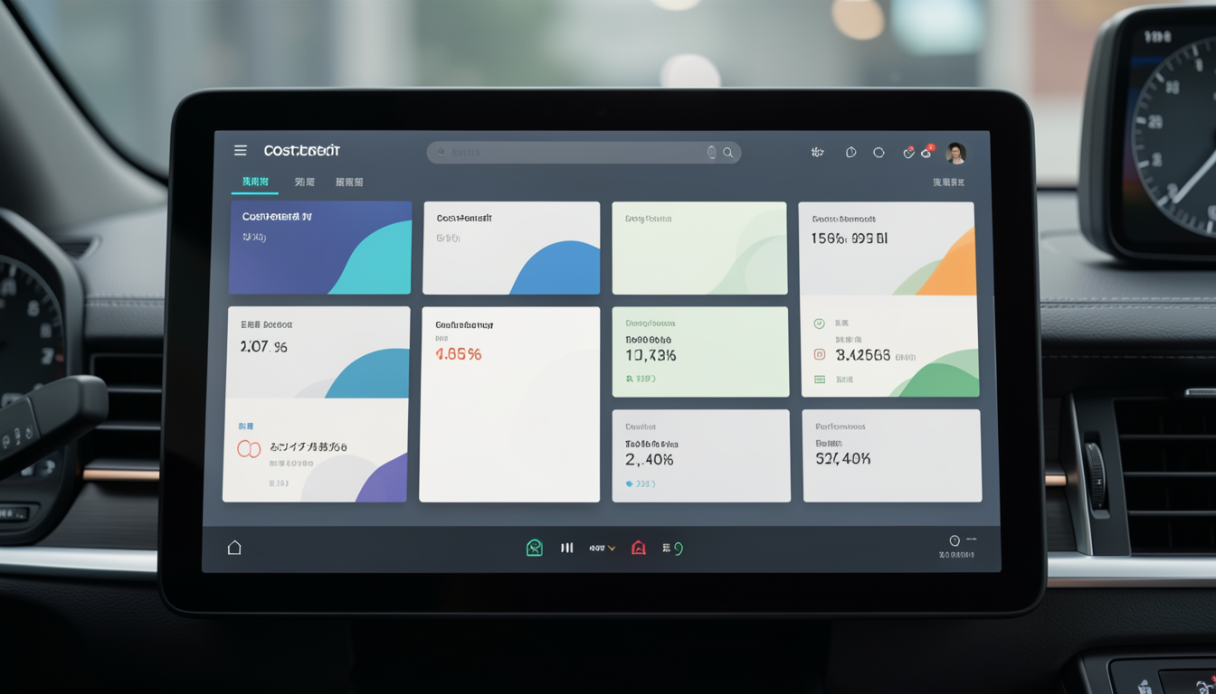 AIツールのコスト分析を行うデジタルダッシュボード