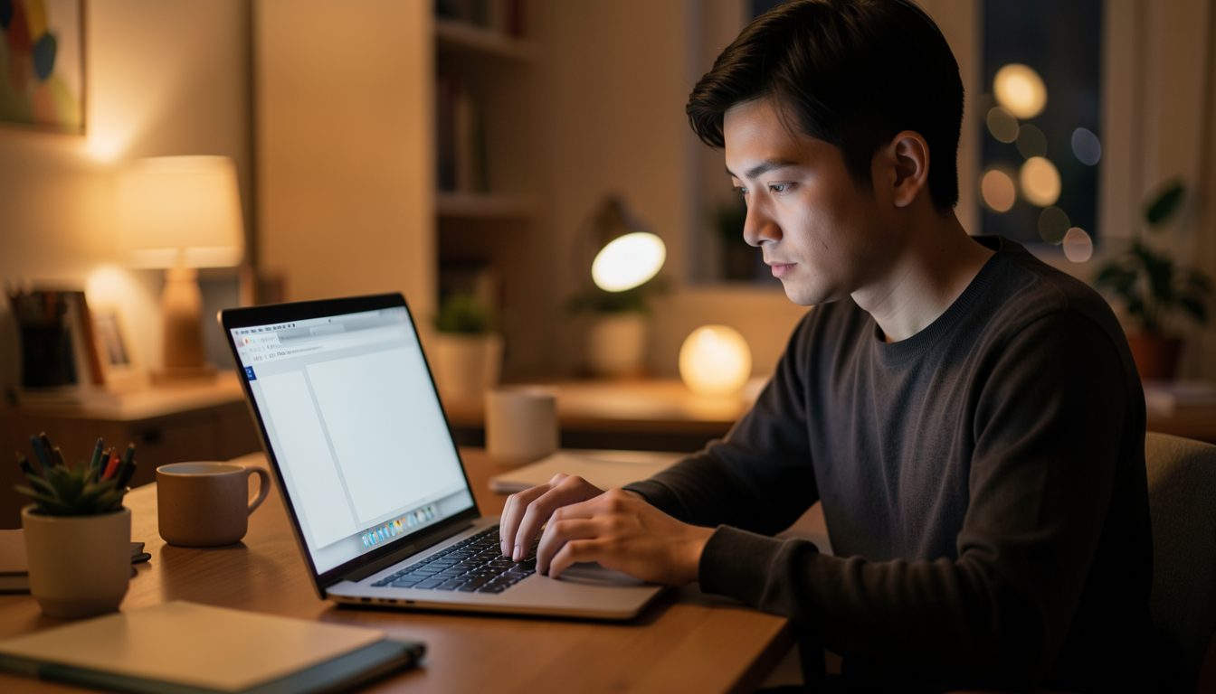 PCのスペックを検討するユーザーのイメージ