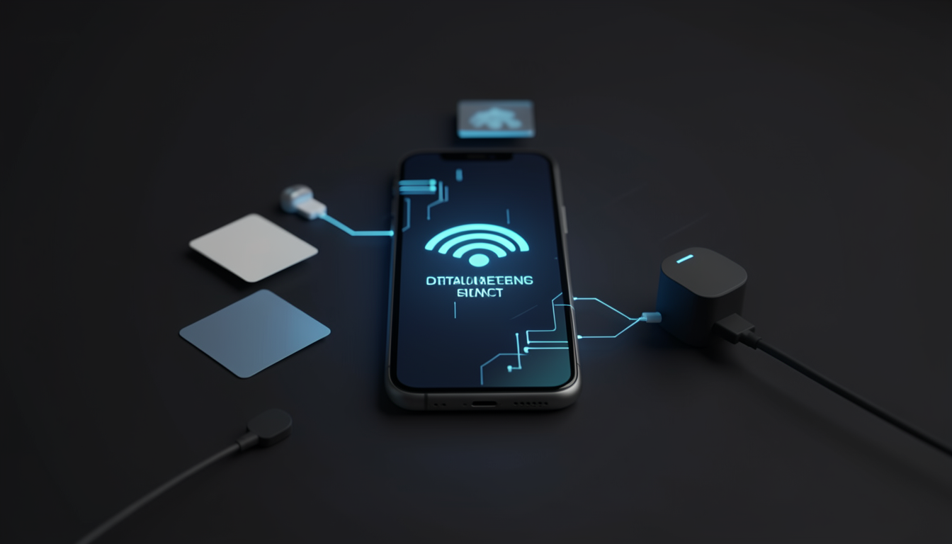 非常時に通信を守るためのスマホの準備のイメージ