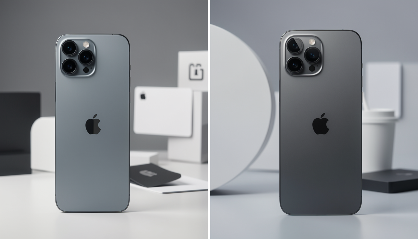 iPhone AirのシングルレンズとiPhone Proのトリプルレンズの比較