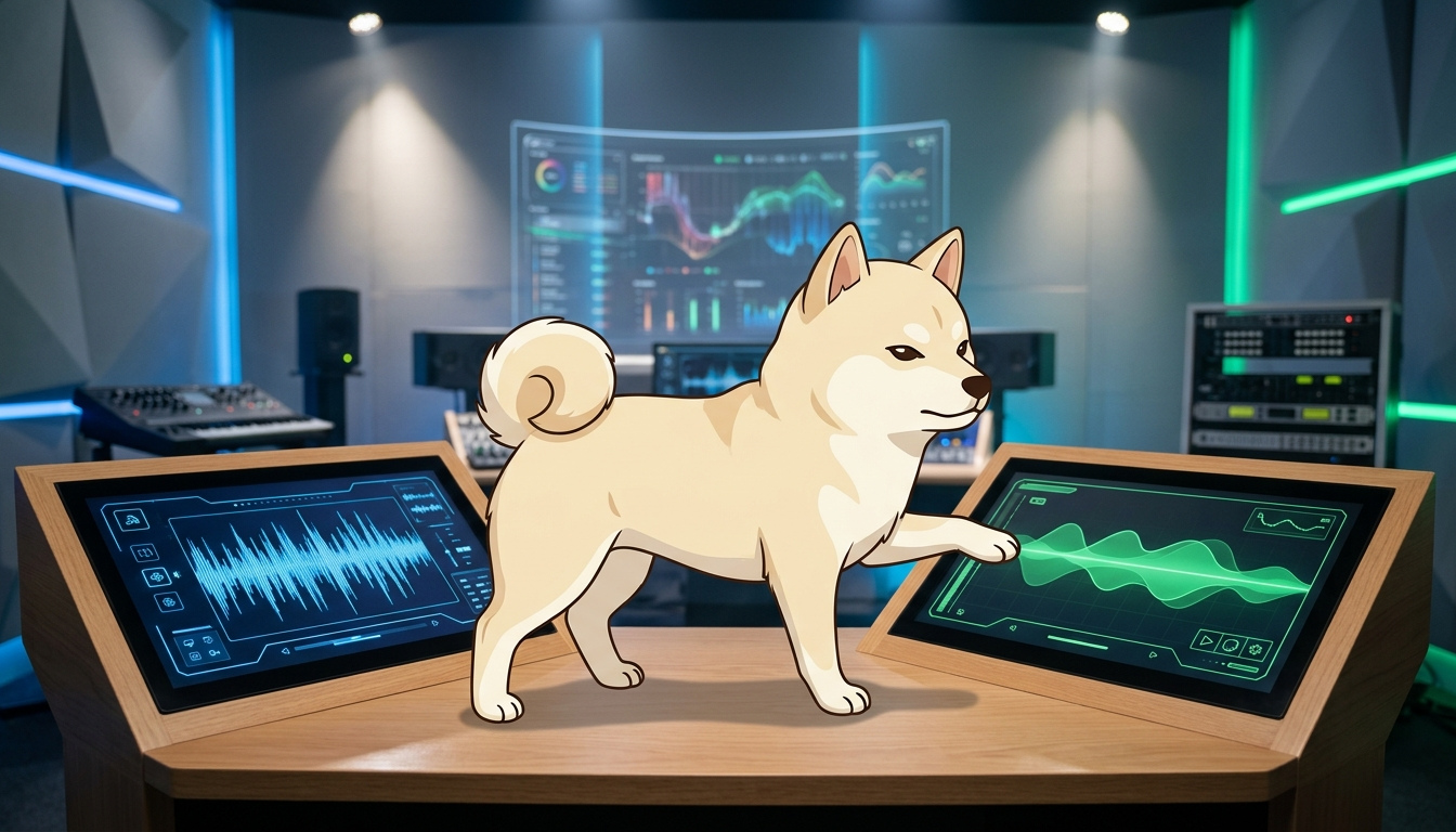 音声生成スタジオのイメージ